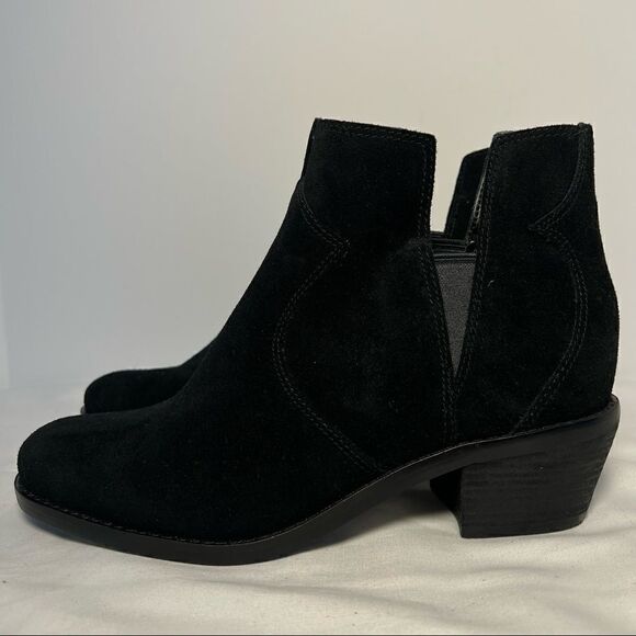 Cole Haan Grand OS Alayna ll Black Suede Booties 6 - Picture 3 of 10